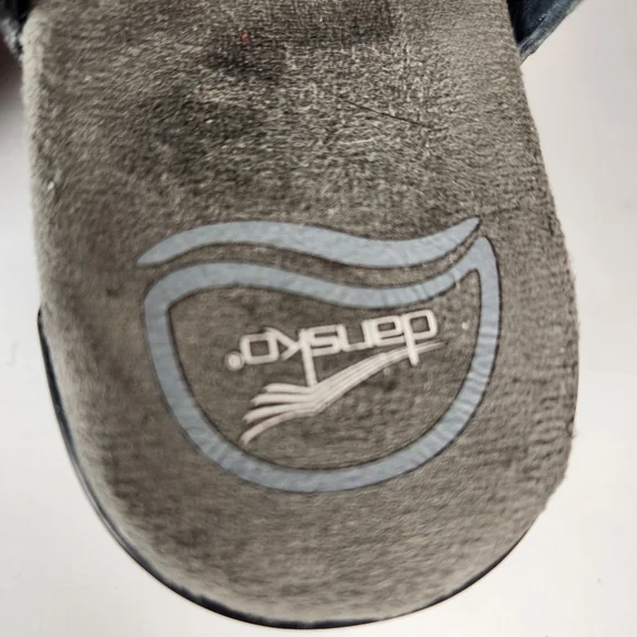 DANSKO Women's Sissie Sandal 38 / 7.5 Black Patent Leather Open Toe Strappy Shoe - Picture 10 of 11